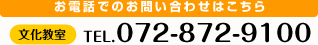 お電話でのお問い合わせ:072-972-9100